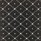 Antique Japanese Katagami Kimono Stencil Katazome Meiji Dot Rhombus Plaid C384