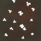 Antique Japanese Katagami Kimono Stencil Katazome Meiji Floral Design 4Y369