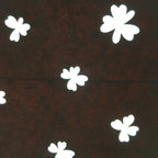 Antique Japanese Katagami Kimono Stencil Katazome Meiji Floral Design 4Y386