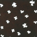Antique Japanese Katagami Kimono Stencil Katazome Meiji Floral Design 4Y386