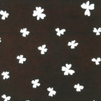 Antique Japanese Katagami Kimono Stencil Katazome Meiji Floral Design 4Y386