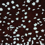 Antique Japanese Katagami Kimono Stencil Katazome Meiji Floral Design 4Y389