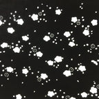 Antique Japanese Katagami Kimono Stencil Katazome Meiji Floral Design 4Y400