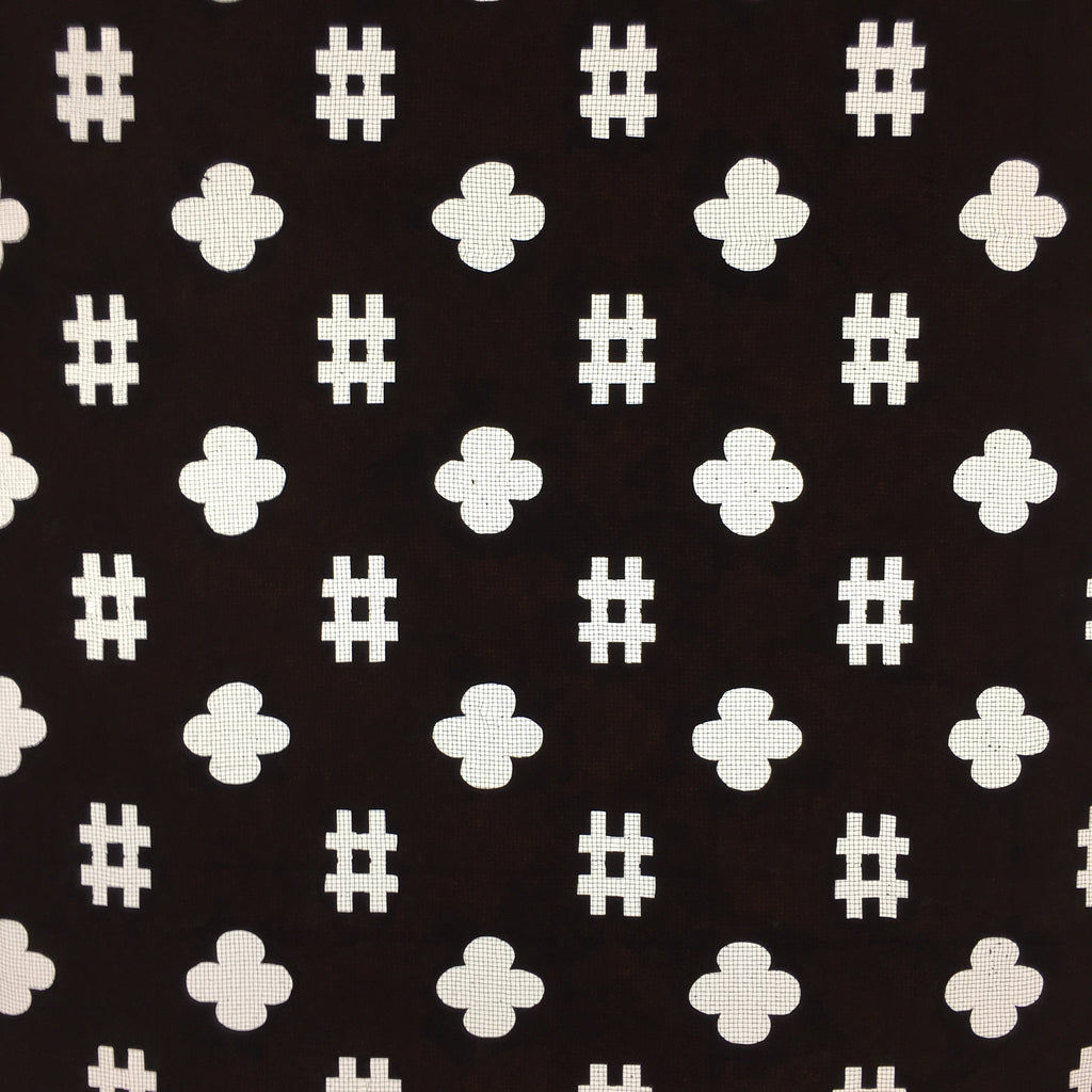 Antique Japanese Katagami Kimono Stencil Katazome Meiji Floral # Mark C398
