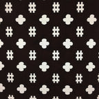 Antique Japanese Katagami Kimono Stencil Katazome Meiji Floral # Mark C398