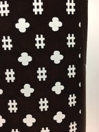 Antique Japanese Katagami Kimono Stencil Katazome Meiji Floral # Mark C398