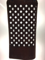 Antique Japanese Katagami Kimono Stencil Katazome Meiji Floral # Mark C398