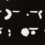 Antique Japanese Katagami Kimono Stencil Katazome Meiji Flower Design 4Y322