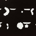 Antique Japanese Katagami Kimono Stencil Katazome Meiji Flower Design 4Y322