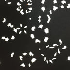 Antique Japanese Katagami Kimono Stencil Katazome Meiji Flower Design 4Y407