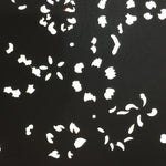 Antique Japanese Katagami Kimono Stencil Katazome Meiji Flower Design 4Y407