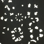 Antique Japanese Katagami Kimono Stencil Katazome Meiji Flower Design 4Y407