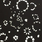 Antique Japanese Katagami Kimono Stencil Katazome Meiji Flower Design 4Y408