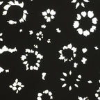 Antique Japanese Katagami Kimono Stencil Katazome Meiji Flower Design 4Y408