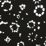 Antique Japanese Katagami Kimono Stencil Katazome Meiji Flower Design 4Y408