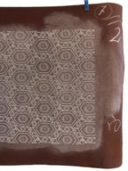 Antique Japanese Katagami Kimono Stencil Katazome Meiji Flower Design 4Y429
