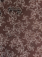 Antique Japanese Katagami Kimono Stencil Katazome Meiji Flower Design 4Y434