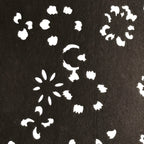 Antique Japanese Katagami Kimono Stencil Katazome Meiji Flower Design 4Y436