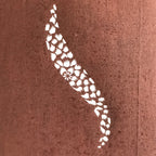 Antique Japanese Katagami Kimono Stencil Katazome Meiji Flower Design 4Y438