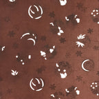 Antique Japanese Katagami Kimono Stencil Katazome Meiji Flower Design 4Y453