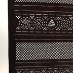 Antique Japanese Katagami Kimono Stencil Katazome Meiji Geometric Dot C365