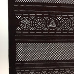 Antique Japanese Katagami Kimono Stencil Katazome Meiji Geometric Dot C365