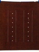 Antique Japanese Katagami Kimono Stencil Katazome Meiji Igeta Design 4Y420