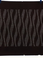 Antique Japanese Katagami Kimono Stencil Katazome Meiji Line Design 4Y423