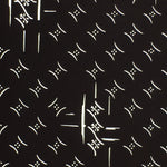 Antique Japanese Katagami Kimono Stencil Katazome Meiji Line Dot Design 4Y418