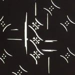 Antique Japanese Katagami Kimono Stencil Katazome Meiji Line Dot Design 4Y418