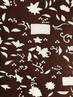 Antique Japanese Katagami Kimono Stencil Katazome Meiji Plant Design 4Y428