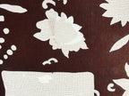 Antique Japanese Katagami Kimono Stencil Katazome Meiji Plant Design 4Y428
