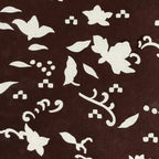 Antique Japanese Katagami Kimono Stencil Katazome Meiji Plant Design 4Y428