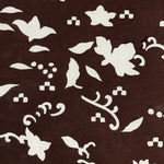 Antique Japanese Katagami Kimono Stencil Katazome Meiji Plant Design 4Y428