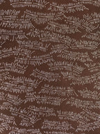 Antique Japanese Katagami Kimono Stencil Katazome Meiji Plants Design 4Y442