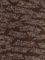 Antique Japanese Katagami Kimono Stencil Katazome Meiji Plants Design 4Y442