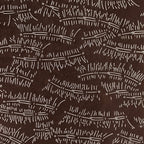 Antique Japanese Katagami Kimono Stencil Katazome Meiji Plants Design 4Y442