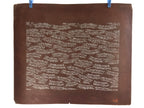 Antique Japanese Katagami Kimono Stencil Katazome Meiji Plants Design 4Y443