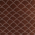 Antique Japanese Katagami Kimono Stencil Katazome Meiji Seigaiha Wave 4Y440
