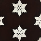 Antique Japanese Katagami Kimono Stencil Katazome Meiji Snow Crystal Star C353