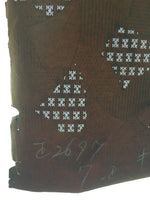 Antique Japanese Katagami Kimono Stencil Katazome Meiji Unique Piece Pattern C38