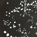 Antique Japanese Katagami Kimono Stencil Katazome Plants And Flowers C779