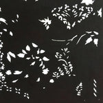 Antique Japanese Katagami Kimono Stencil Katazome Plants And Flowers C779