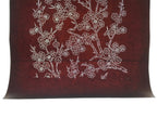 Antique Japanese Katagami Kimono Stencil Katazome Plum Blossom Flower 4Y458
