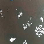 Antique Japanese Katagami Kimono Stencil Katazome Small Plant Leaves C780