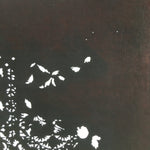 Antique Japanese Katagami Kimono Stencil Katazome Small Plant Leaves C780