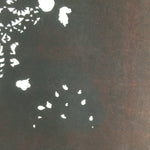 Antique Japanese Katagami Kimono Stencil Katazome Small Plant Leaves C780