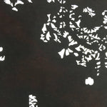 Antique Japanese Katagami Kimono Stencil Katazome Small Plant Leaves C780