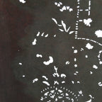 Antique Japanese Katagami Kimono Stencil Katazome Small Plants Ladder C783