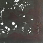 Antique Japanese Katagami Kimono Stencil Katazome Small Plants Ladder C783